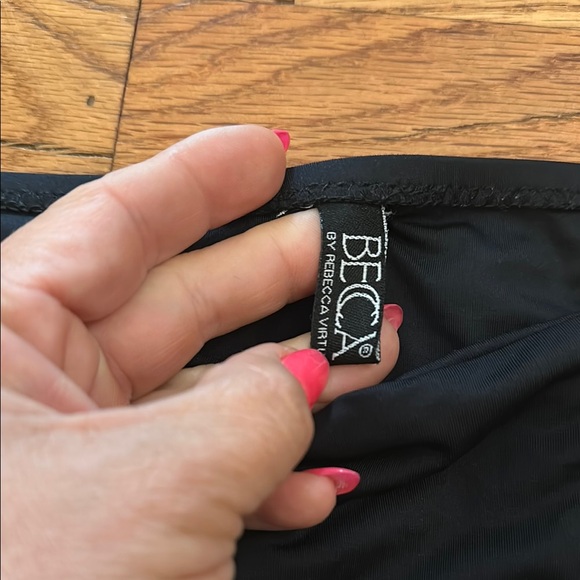 BECCA Black Bikini with Adjustable Side Ties - Picture 2 of 3